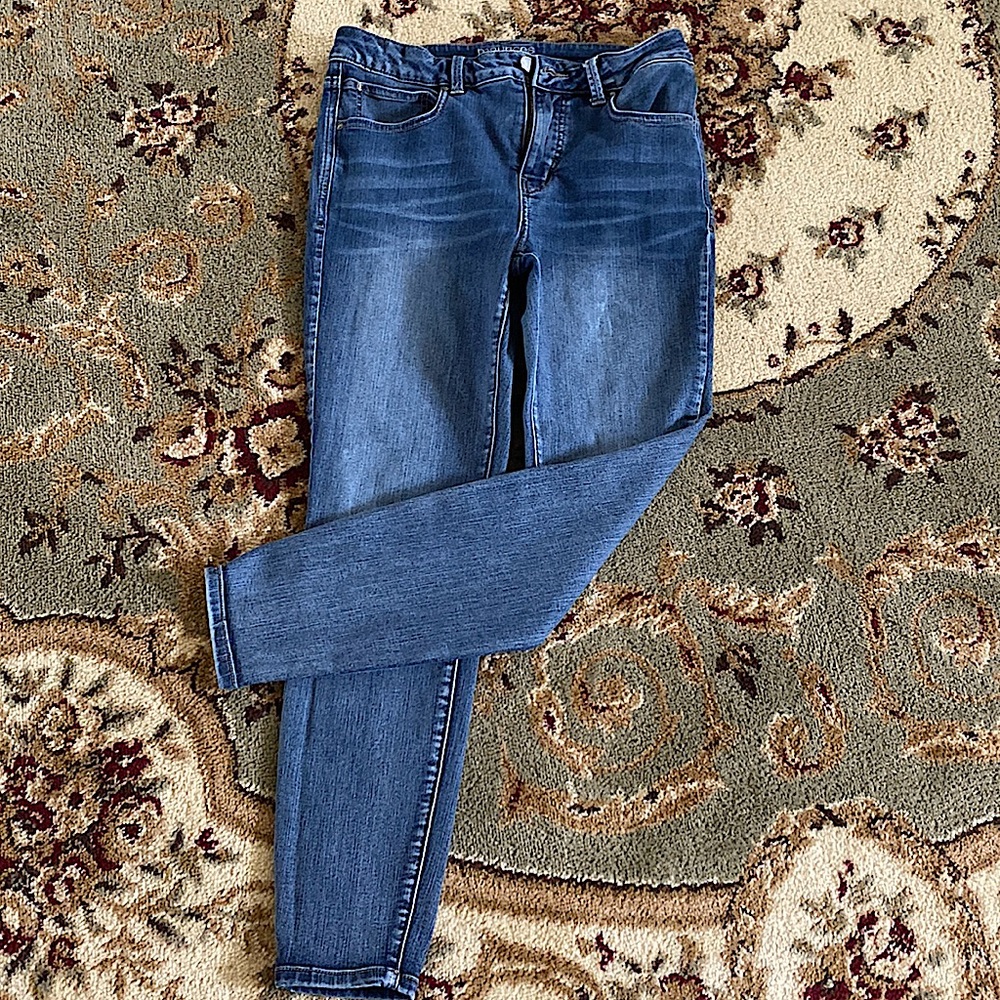 High rise skinny jeans